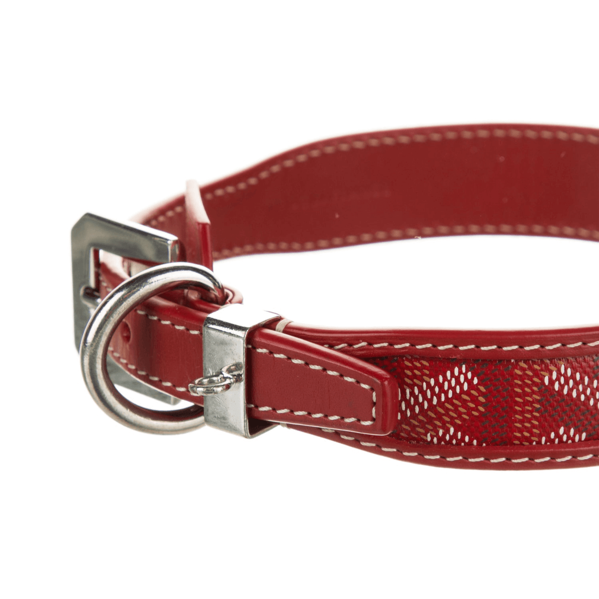 Goyard Vintage Edmond Dog Collar - Red Pet Accessories, Decor & Accessories  - GOY35289